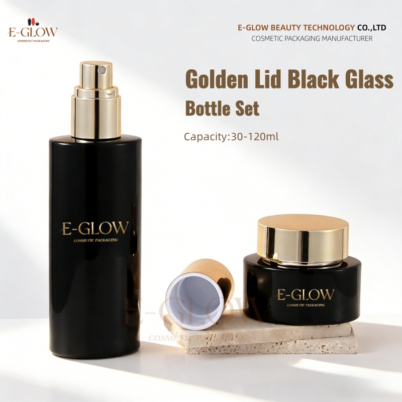 Luxury Skincare Logo - 【โลโก้แบบกำหนดเอง】1 ชิ้น ขวดแก้วบรรจุภัณฑ์ครีมบำรุงผิวหรูหรา ขนาด 50 กรัม