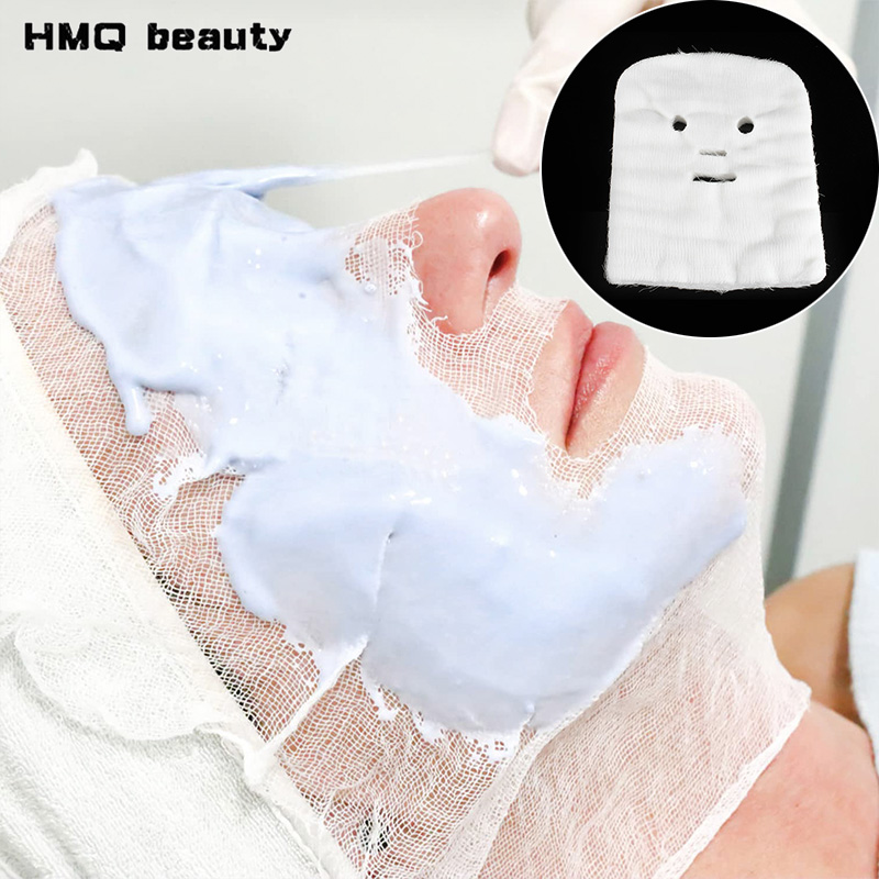 Luxury Skincare Tools - 500/100 ชิ้น แผ่นมาส์กหน้าบางเฉียบ ผ้าก๊อซบริสุทธิ์แบบใช้แล้วทิ้ง แผ่นมาส์กหน้ากระดาษ สำหรับทำสกินแคร์ด้วยตัวเอง