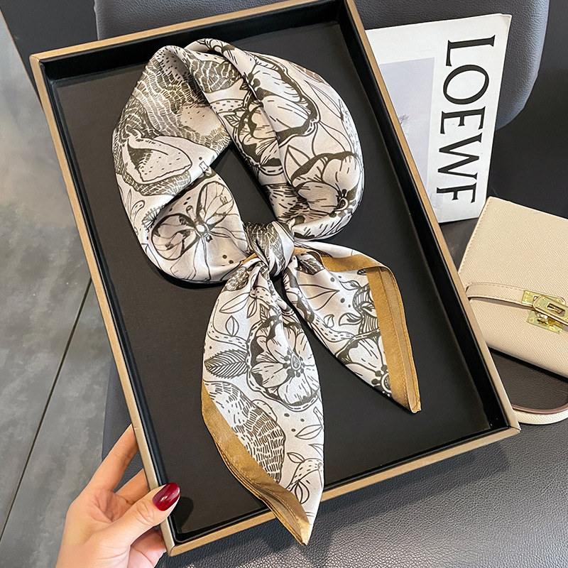 แบรนด์หรู100% ผ้าไหมผ้าพันคอสี - Luxury Skincare Headband บทวิจารณ์และราคา