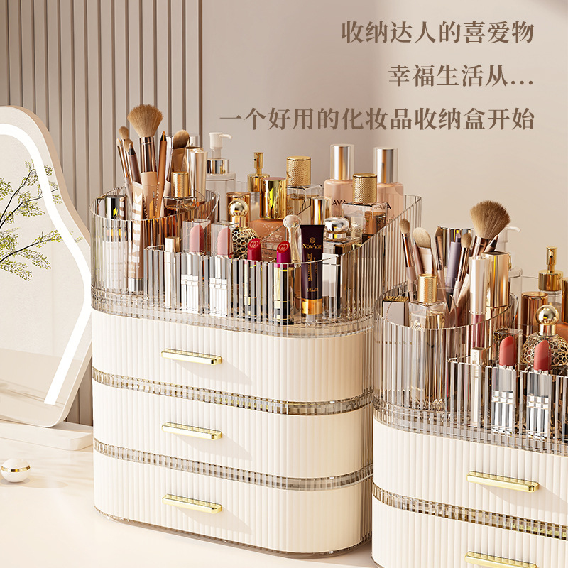 กล่องอะคริลิคใส่ของหรูหรา หมุน - Luxury Skincare Tools บทวิจารณ์และราคา