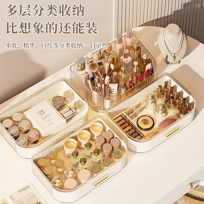 กล่องอะคริลิคใส่ของหรูหรา หมุน - Luxury Skincare Tools บทวิจารณ์และราคา