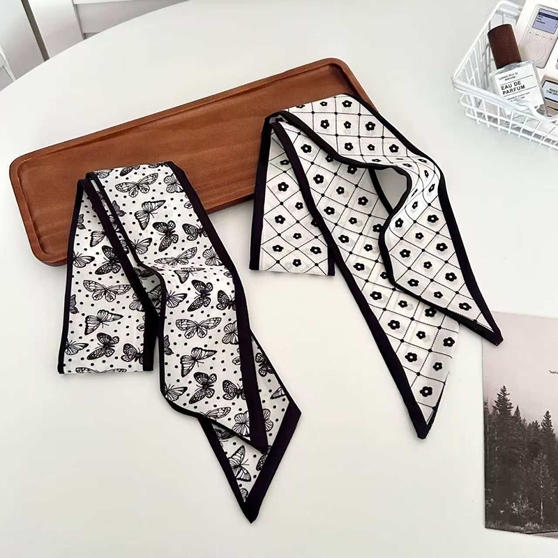 ผ้าพันคอไหมขนาดเล็ก ลายผีเสื้อ - Luxury Skincare Headband บทวิจารณ์และราคา