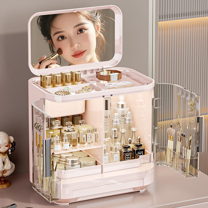 กล่องเก็บเครื่องสำอางพร้อมกระจ - Luxury Skincare Tools บทวิจารณ์และราคา