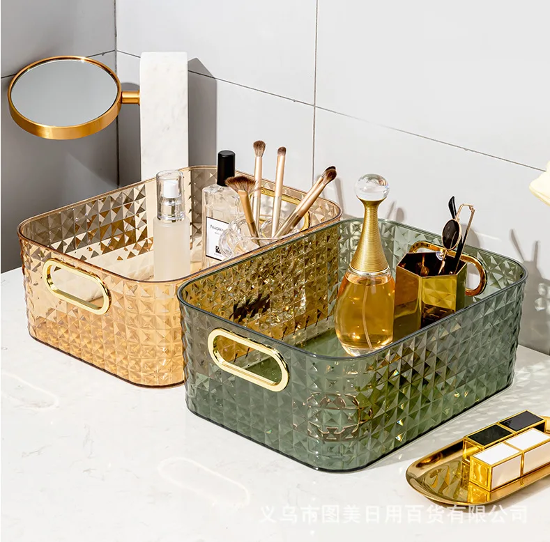 เดสก์ท็อปกล่องเก็บเครื่องสําอา - Luxury Skincare Tools บทวิจารณ์และราคา
