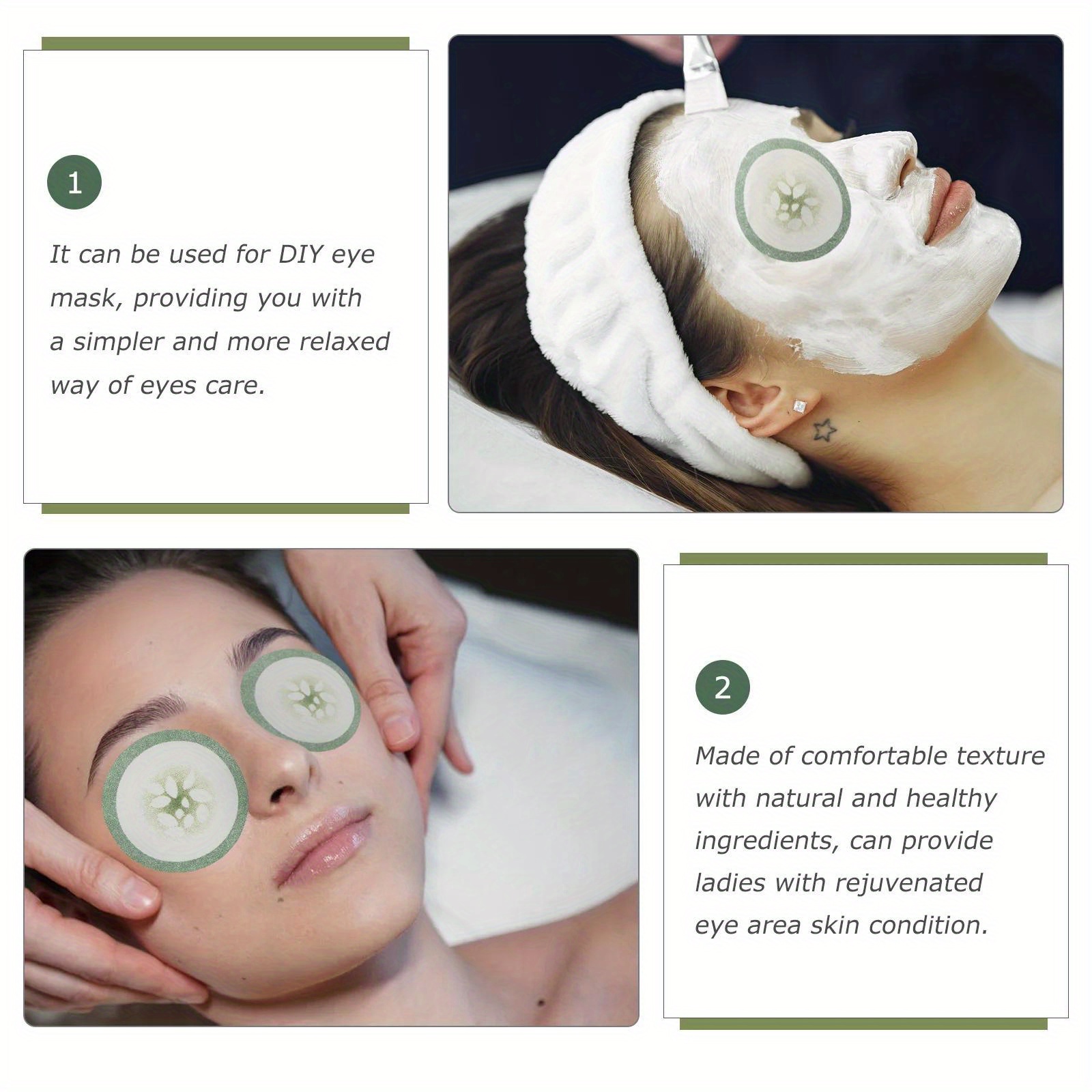 แผ่นมาส์กใต้ตาแบบใช้แล้วทิ้ง 1 - Luxury Skincare Tools บทวิจารณ์และราคา