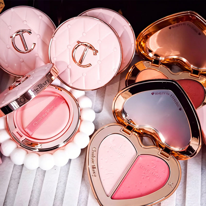 บลัชออนเนื้อฝุ่นสุดหรู ชุดแต่ง - Luxury Skincare Products บทวิจารณ์และราคา