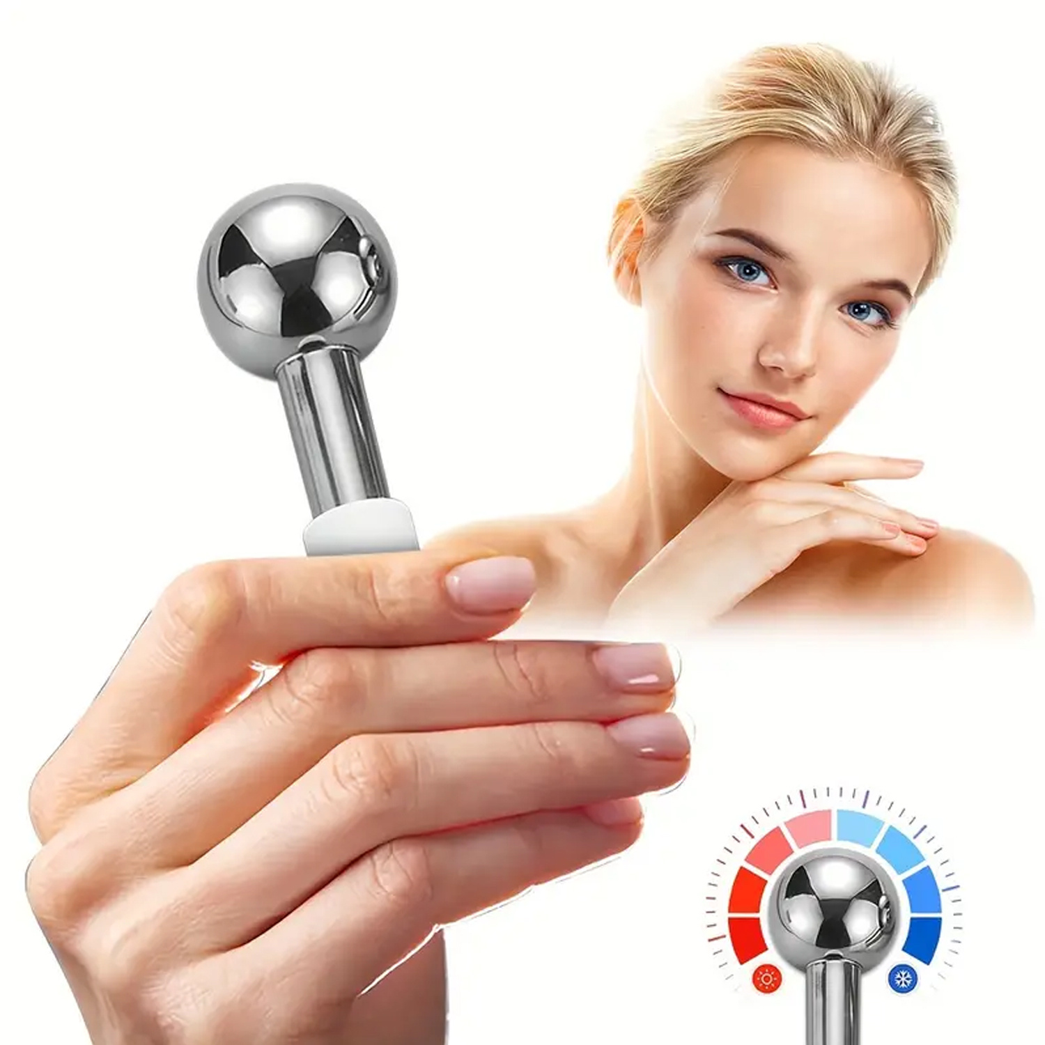 ลูกกลิ้งน้ำแข็งสแตนเลสแบบแท่งส - Luxury Skincare Tools บทวิจารณ์และราคา